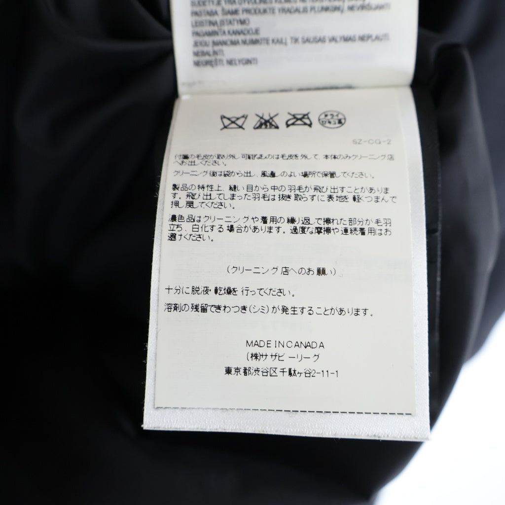 CANADA GOOSE(カナダグース) WYNDAHAM PARKA FUSION FIT ウィンダムパーカー ファーフード ダウンジャケット ネイビー 3808MA