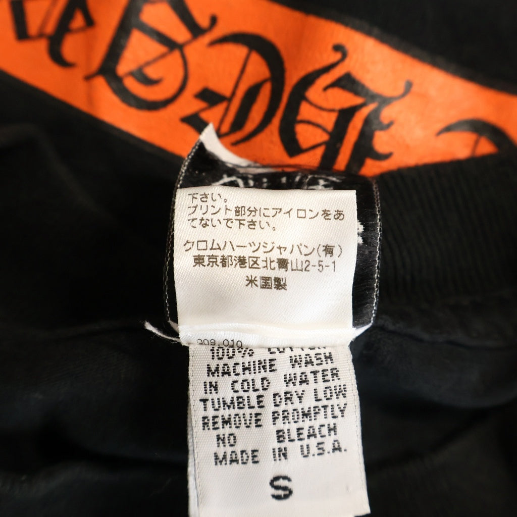 CHROME HEARTS(クロムハーツ) OLD オールド スター 総柄プリント 長袖Tシャツ カットソー ブラック