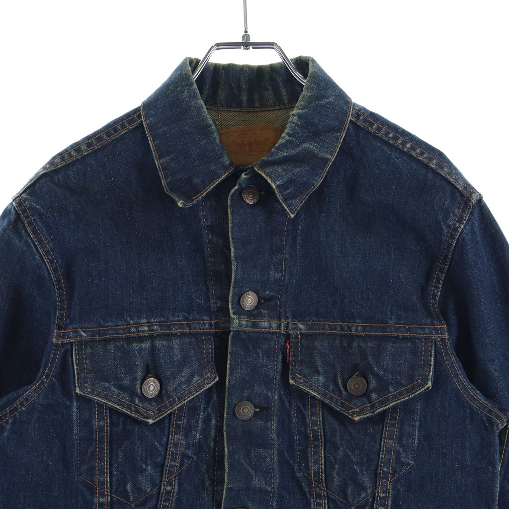 Levi's(リーバイス) 70S VINTAGE 70505 4th BIG E ヴィンテージ 不均等V ボタン裏526 デニム トラッカー ジャケット インディゴ