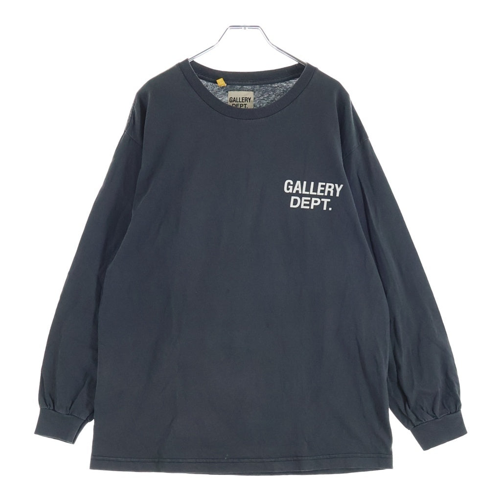 GALLERY DEPT.(ギャラリーデプト) Logo Print Long Sleeved Tee ロゴプリント ロングスリーブ 長袖Tシャツ カットソー グレー