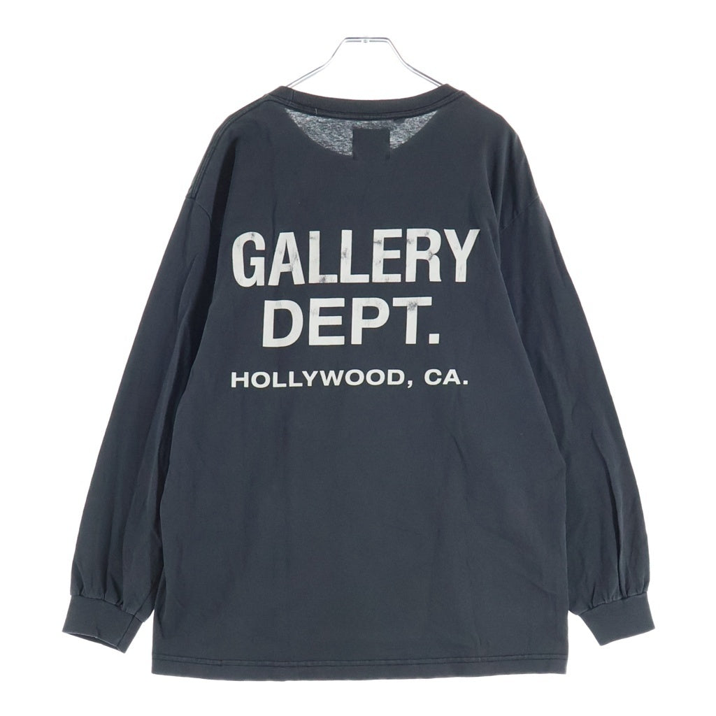 GALLERY DEPT.(ギャラリーデプト) Logo Print Long Sleeved Tee ロゴプリント ロングスリーブ 長袖Tシャツ カットソー グレー