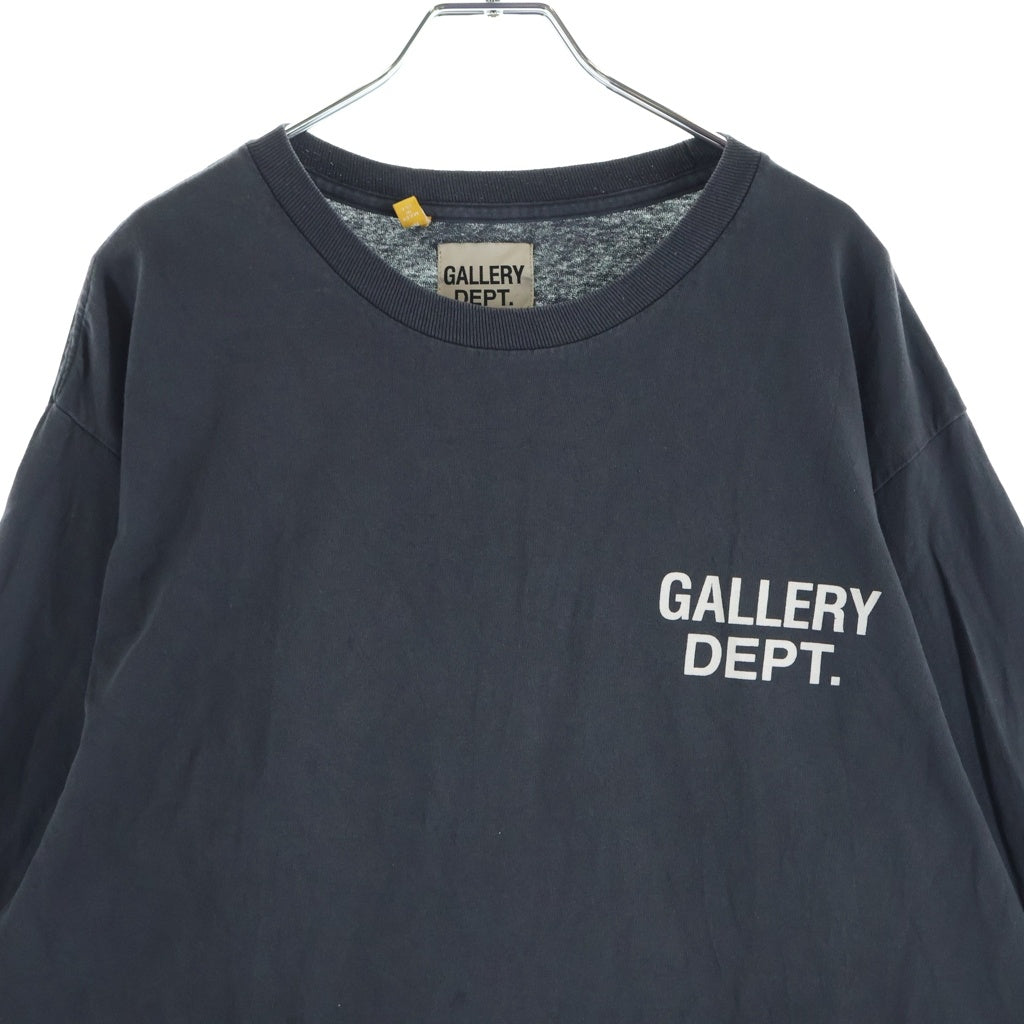 GALLERY DEPT.(ギャラリーデプト) Logo Print Long Sleeved Tee ロゴプリント ロングスリーブ 長袖Tシャツ カットソー グレー