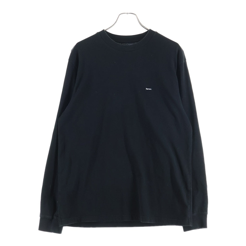 SUPREME(シュプリーム) Small Box Tee スモールボックスロゴ クルーネック コットン 長袖Tシャツ カットソー ブラック