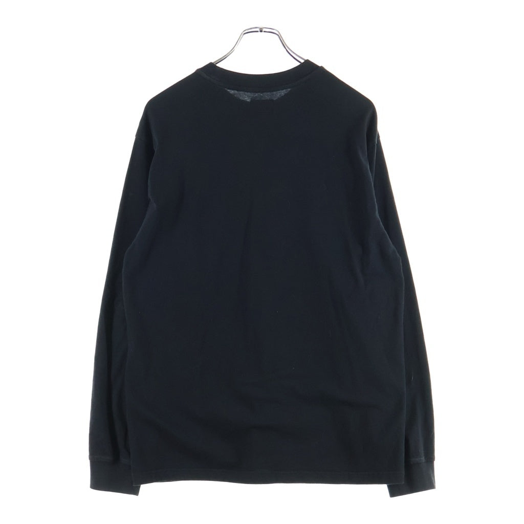 SUPREME(シュプリーム) Small Box Tee スモールボックスロゴ クルーネック コットン 長袖Tシャツ カットソー ブラック
