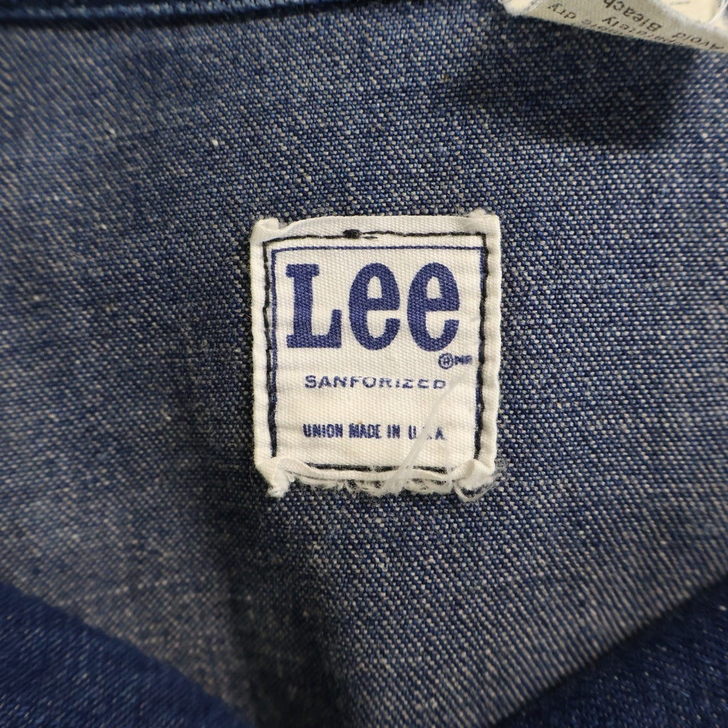 LEE(リー) 70S VINTAGE ヴィンテージ 91-J マルチポケット デニム カバーオール ジャケット インディゴ