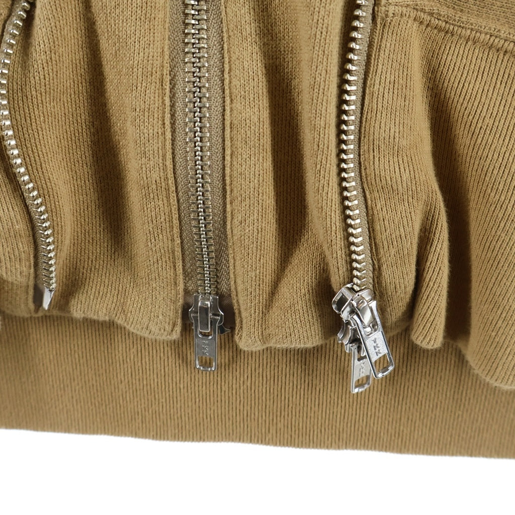 CHAMPION(チャンピオン) ×UNDERCOVER アンダーカバー リバースウィーブ ジップアップ フーデッド スウェット パーカー ブラウン C8-B107