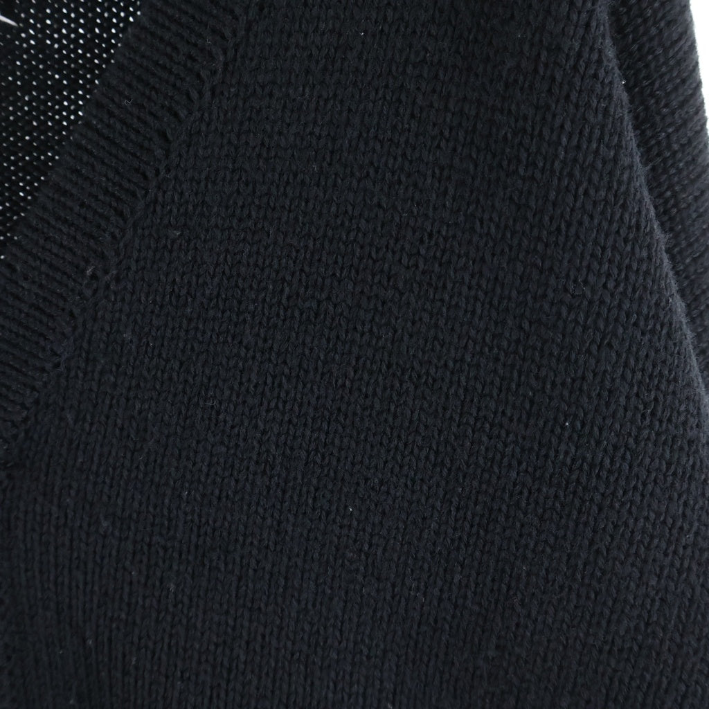 WTAPS(ダブルタップス) 21SS PALMER SWEATER ジップアップ ローゲージ ニット カーディガン ブラック 212MADT-KNM01