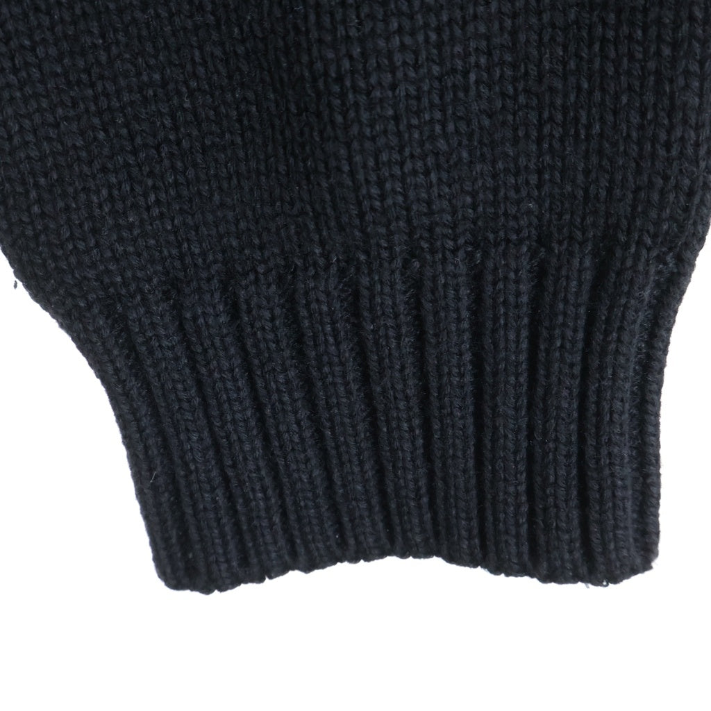 WTAPS(ダブルタップス) 21SS PALMER SWEATER ジップアップ ローゲージ ニット カーディガン ブラック 212MADT-KNM01