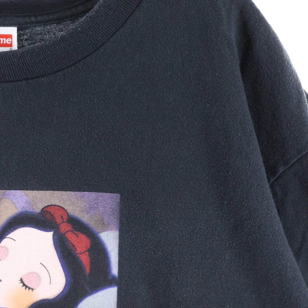 SUPREME(シュプリーム) 24AW Snow White Tee スノー ホワイト 白雪姫 クルーネック 半袖Tシャツ カットソー ブラック