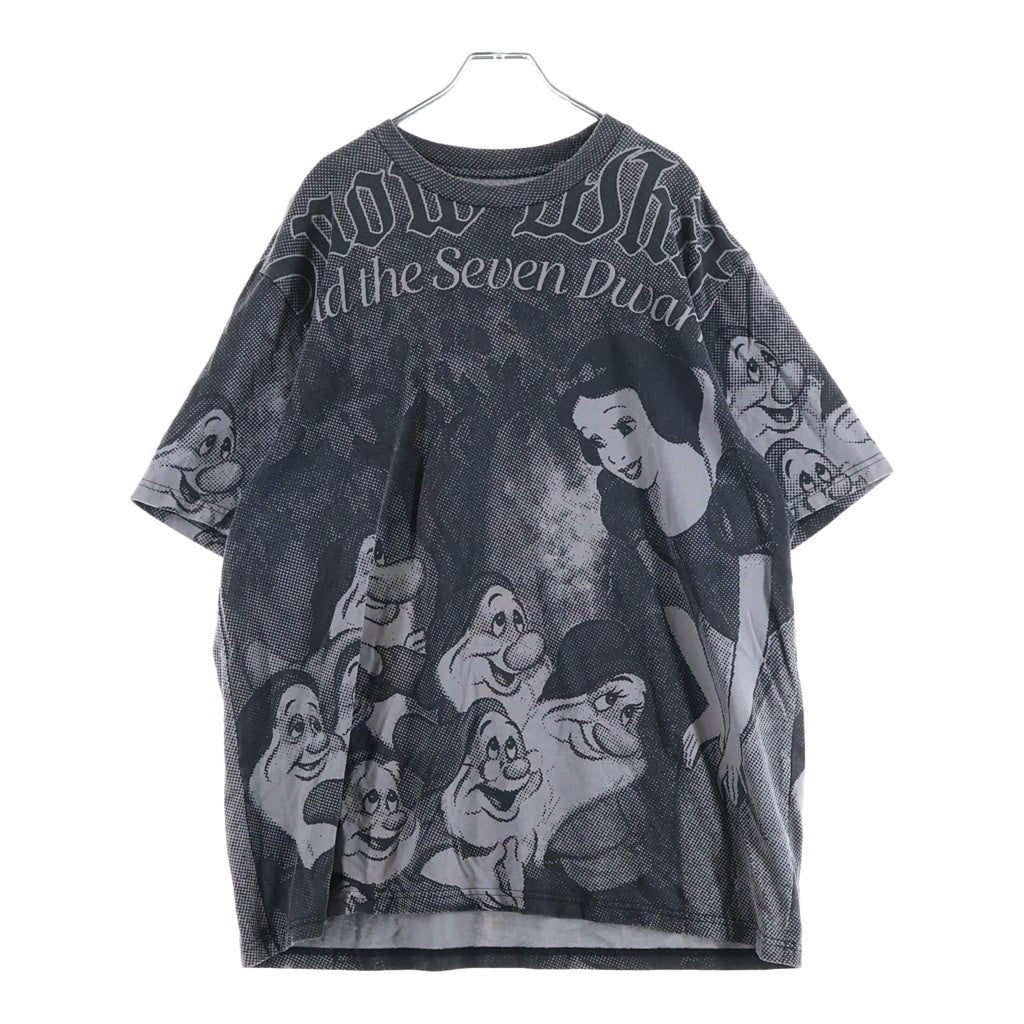 SUPREME(シュプリーム) 24AW Snow White S/S Top スノー ホワイト 白雪姫 総柄デザイン クルーネック 半袖Tシャツ カットソー ブラック/グレー