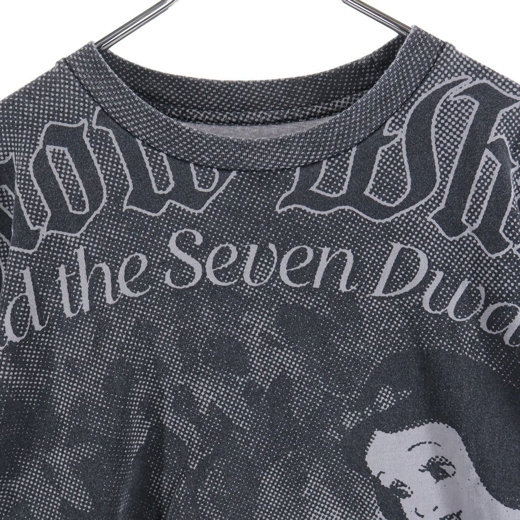 SUPREME(シュプリーム) 24AW Snow White S/S Top スノー ホワイト 白雪姫 総柄デザイン クルーネック 半袖Tシャツ カットソー ブラック/グレー