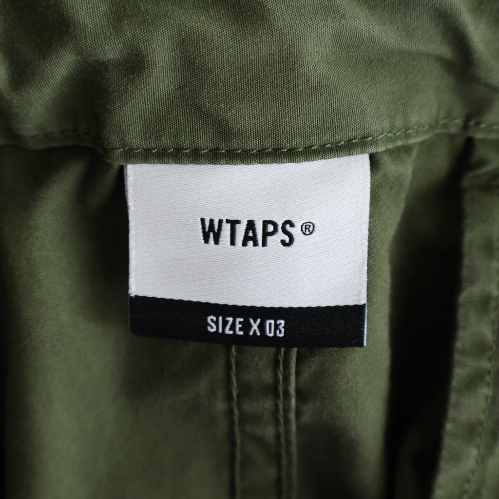 WTAPS(ダブルタップス) MILS0001/SHORTS/COTTON.WEATHER 6ポケット カーゴシューツ パンツ カーキ 241WVDT-PTM10