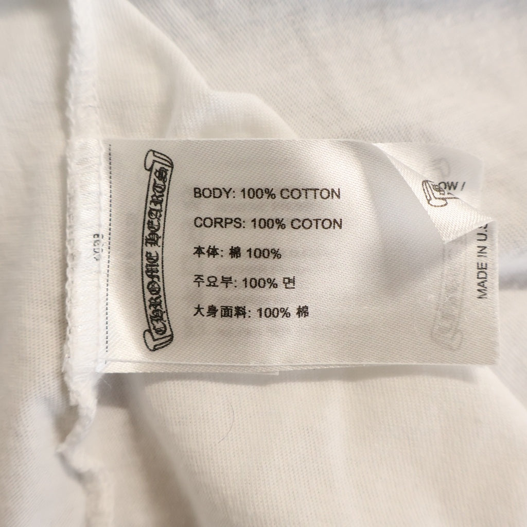 CHROME HEARTS(クロムハーツ) Honolulu Limited Horseshoe Tee ホノルル限定 ホースシュープリント クルーネック 半袖Tシャツ カットソー ホワイト