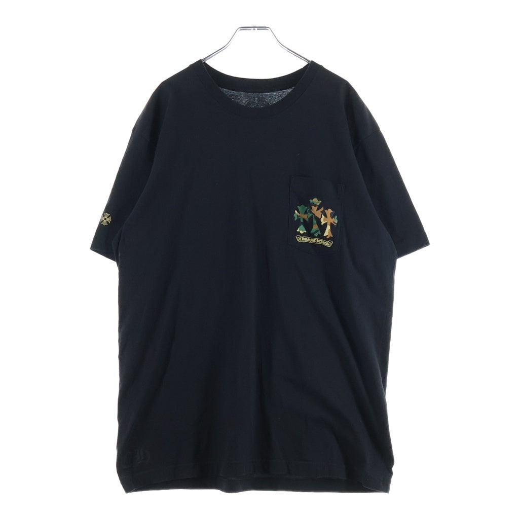 CHROME HEARTS(クロムハーツ) Camo Horseshoe Tee カモフラ ホースシュープリント クルーネック 半袖Tシャツ カットソー ブラック