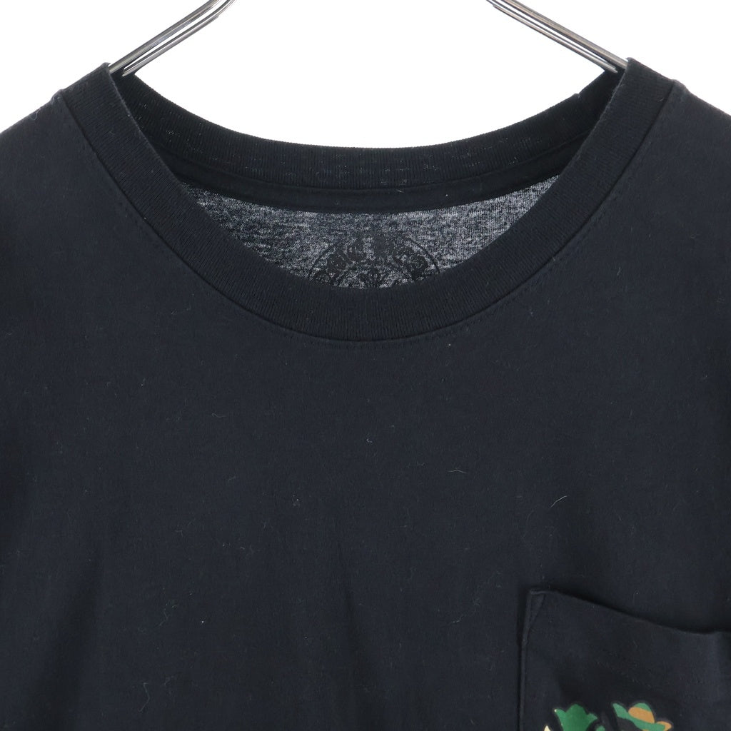 CHROME HEARTS(クロムハーツ) Camo Horseshoe Tee カモフラ ホースシュープリント クルーネック 半袖Tシャツ カットソー ブラック