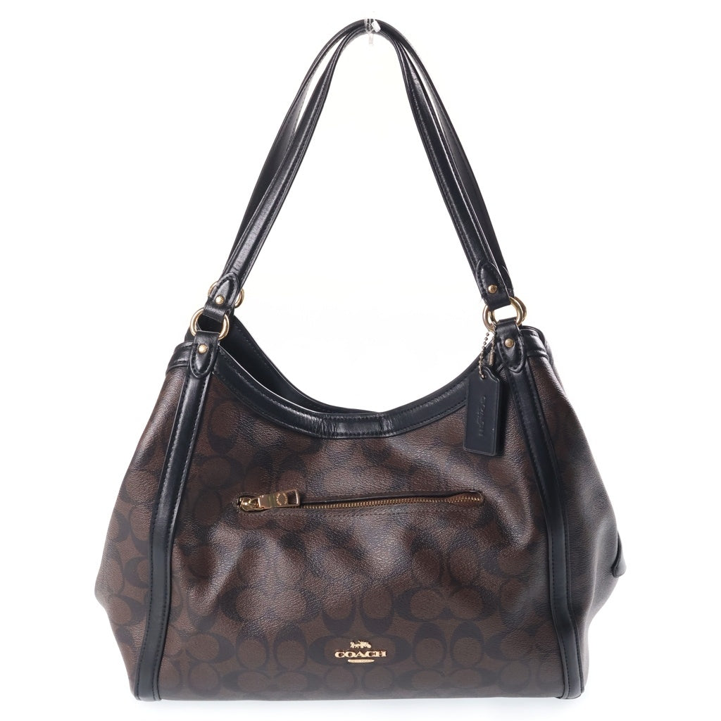 COACH(コーチ) 総柄 レザー ハンドバッグ トートバッグ ブラウン C6232 レディース