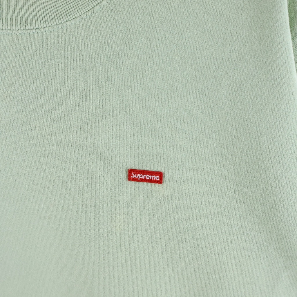 SUPREME(シュプリーム) 22SS Small Box Crewneck スモール ボックスロゴ刺繍 クルーネック スウェットトレーナー ミントグリーン