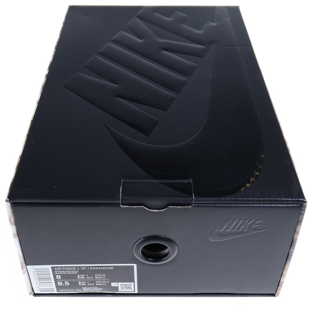 NIKE(ナイキ) ×PEACEMINUSONE AIR FORCE 1 LOW G-DRAGON エアフォース1 ジードラゴン ローカットスニーカー ホワイト/ブラック US8/26cm DD3223-100