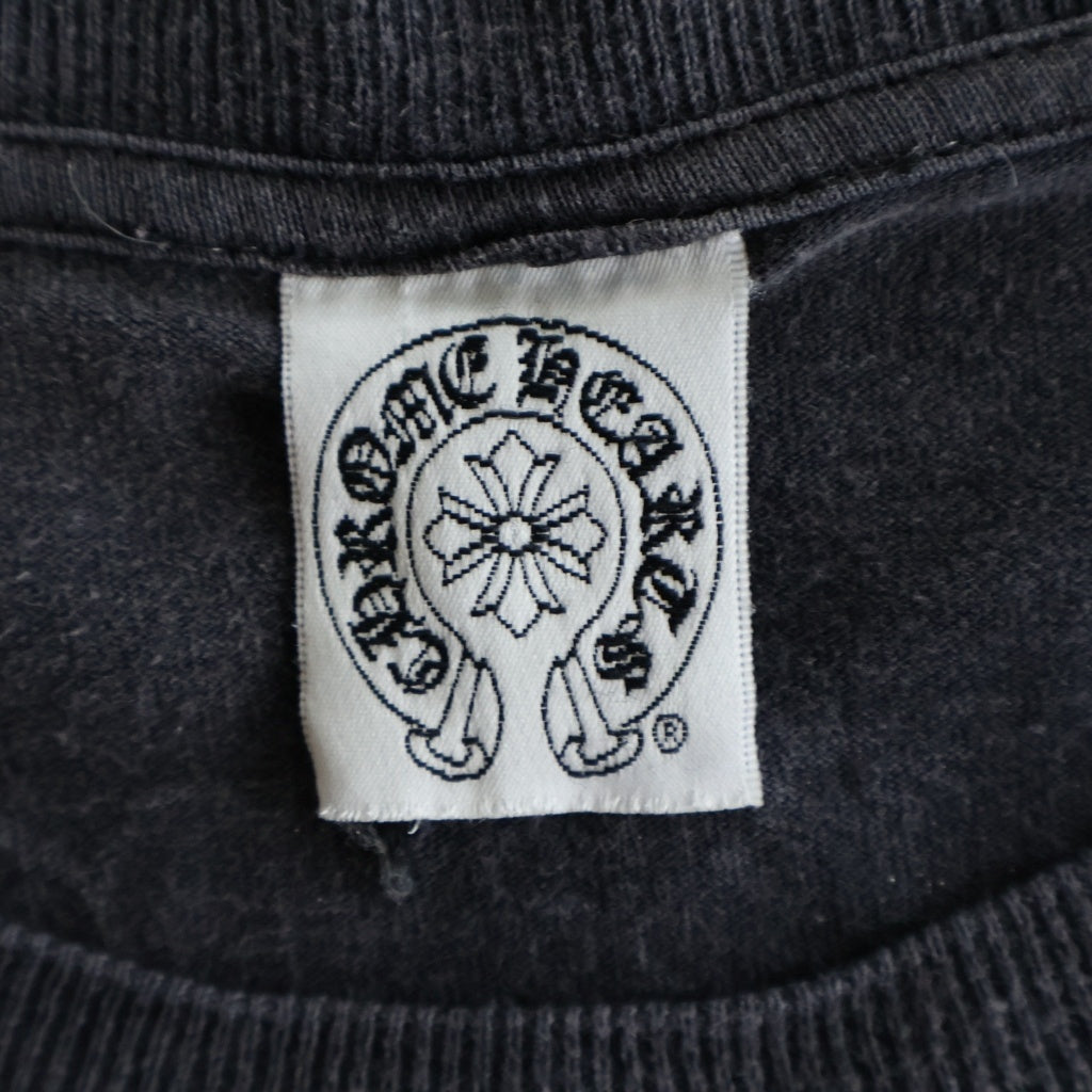 CHROME HEARTS(クロムハーツ) OLD CH L/S T-SHIRT オールド サイドTバープリント 長袖Tシャツ ロンT ブラック