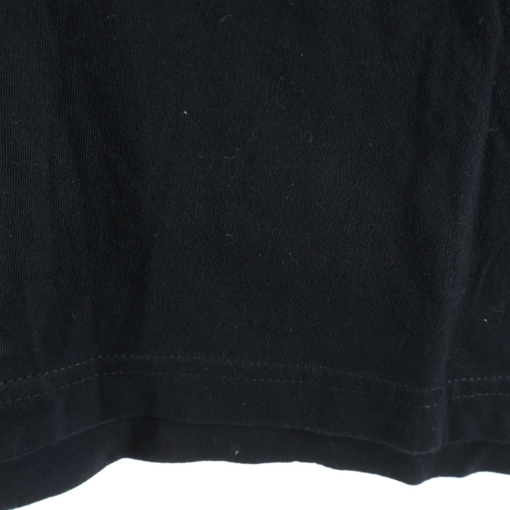 CHROME HEARTS(クロムハーツ) Neck Logo ネックロゴ クルーネック半袖Tシャツカットソー ブラック/イエロー