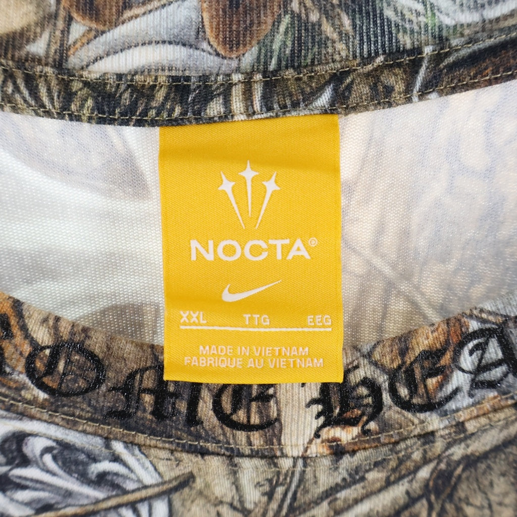 CHROME HEARTS(クロムハーツ) ×NIKE×NOCTA DRAKE ナイキ ノクタ ドレイク クルーネック半袖Tシャツ カットソー ブラウン