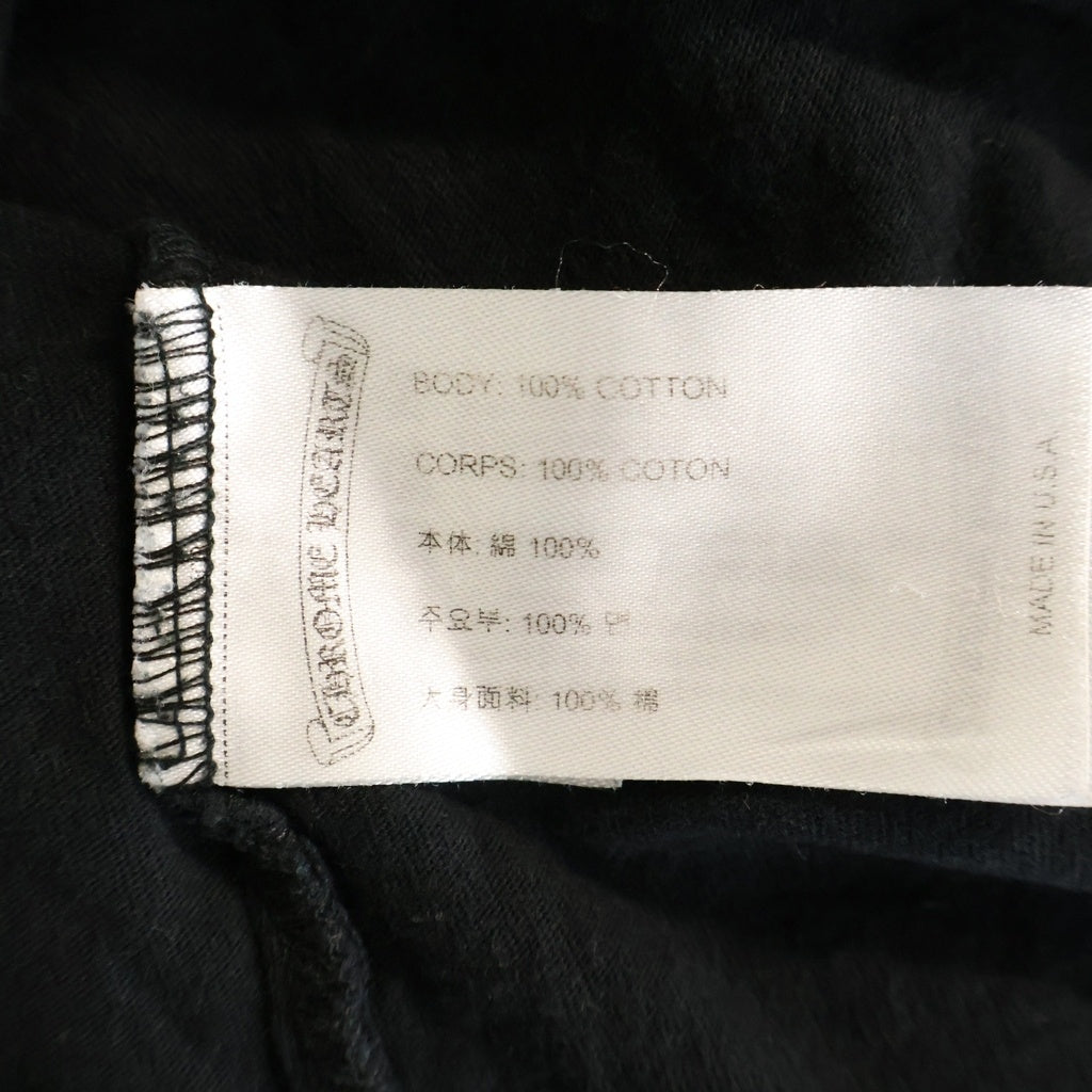 CHROME HEARTS(クロムハーツ) CAMO HORSESHOE S/S TEE バックホースシュー アームロゴ カモ柄プリント クルーネック 半袖Tシャツ カットソー ブラック