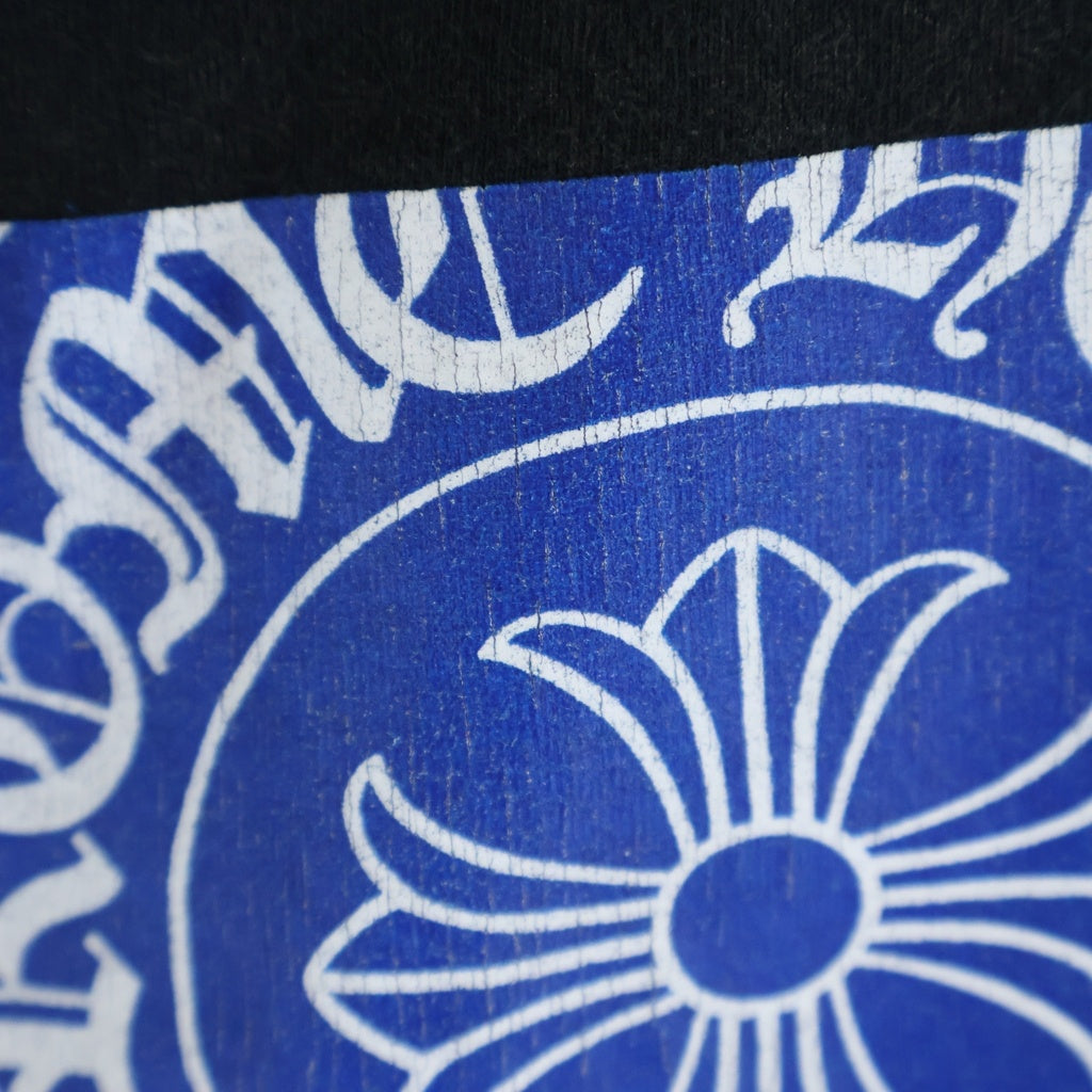 CHROME HEARTS(クロムハーツ) CH T-SHRT 1 バックアメリカンフラッグプリントTシャツ ブラック