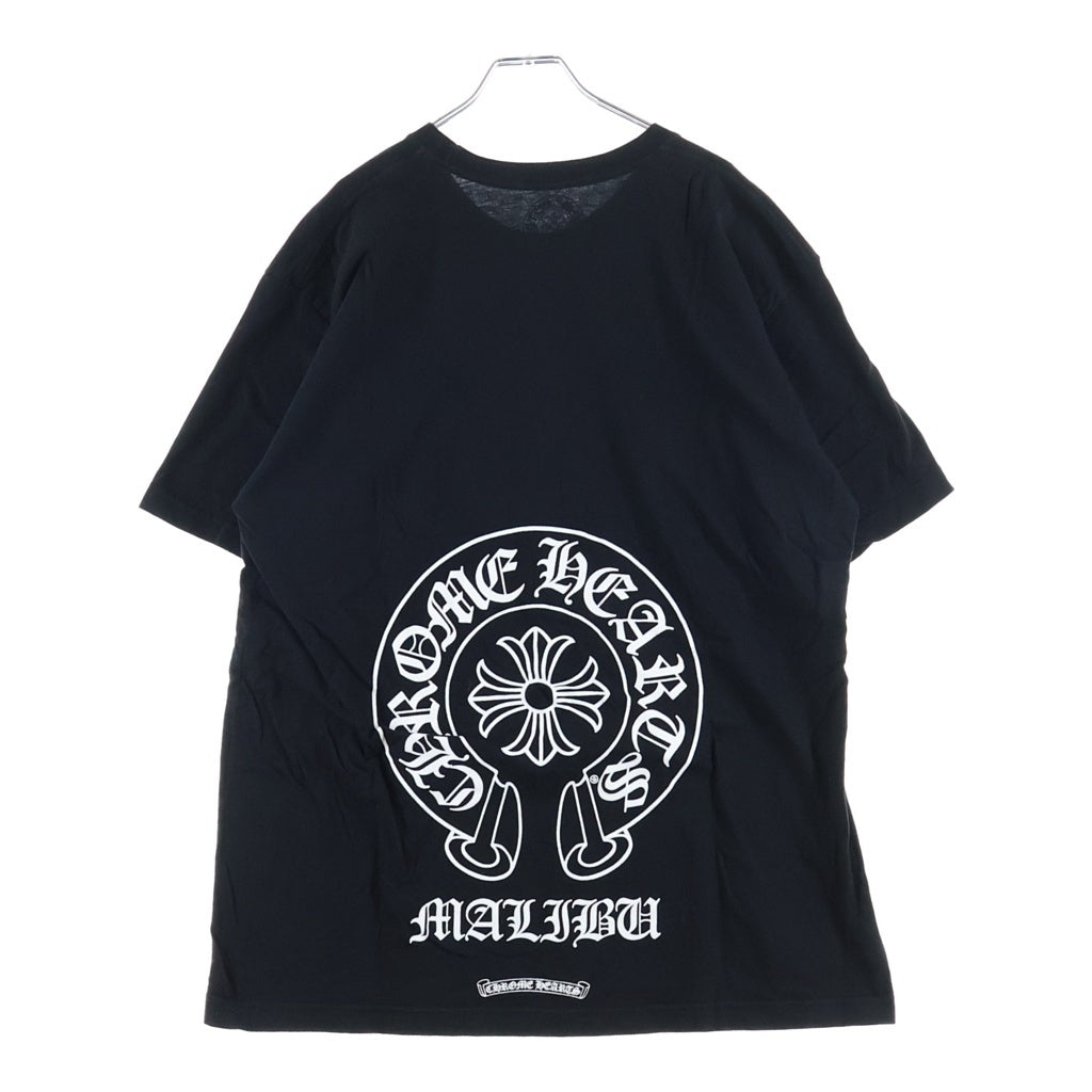 CHROME HEARTS(クロムハーツ) CH T-SHIRT LTD MALIBU マリブ限定 ホースシュープリント 半袖Tシャツ ブラック