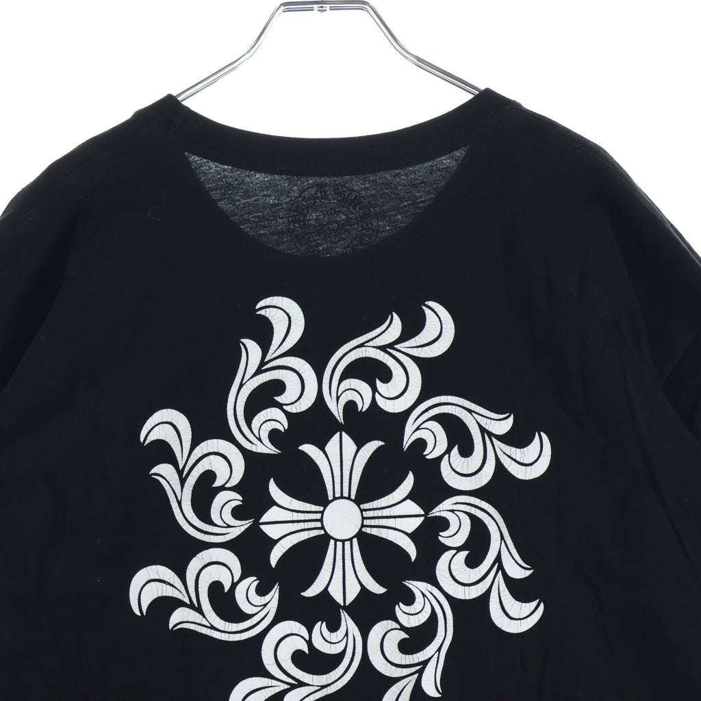 CHROME HEARTS(クロムハーツ) Honolulu Horseshoe SS Tee ホノルル限定 ホースシュー バック CHプラス クルーネック半袖Tシャツカットソー ブラック