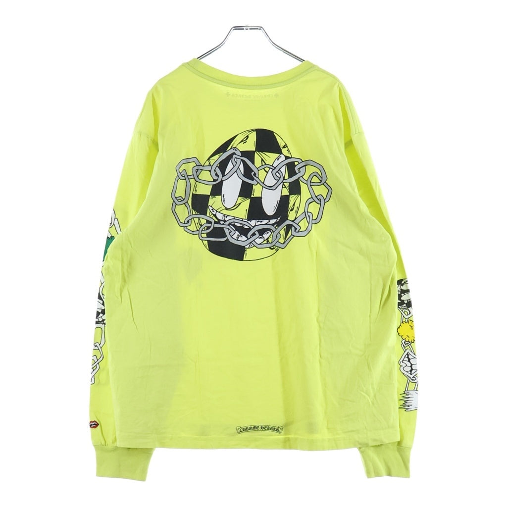 CHROME HEARTS(クロムハーツ) ×MATTY BOY PPO CHAIN GAME L/S T-SHIRT マッティボーイ チェーンゲーム 長袖Tシャツ ロンT イエロー