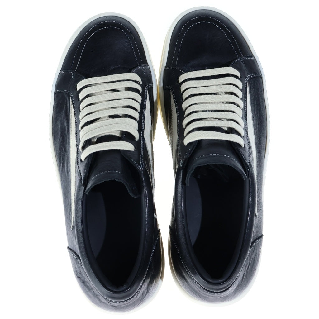 Rick Owens(リックオウエンス) VINTAGE SNEAKS ヴィンテージスニーカー レザーローカットスニーカー ブラック RU01F2897 LBELVS