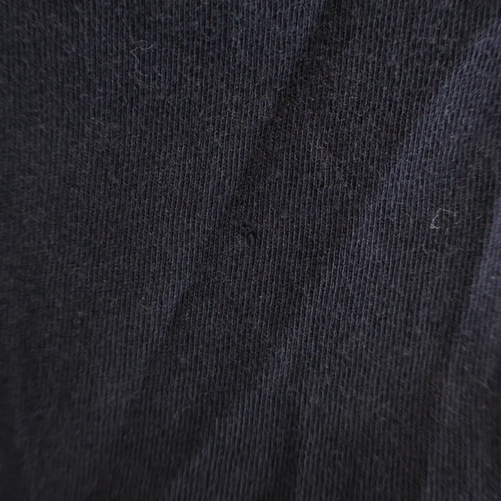 CHROME HEARTS(クロムハーツ) CH L/S ネックロゴ 袖英字プリント クルーネック カットソー 長袖Tシャツ ブラック