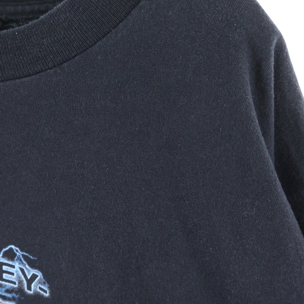 HARLEY DAVIDSON(ハーレーダビッドソン) 90S VINTAGE ヴィンテージ サンダー ロゴプリント 長袖Tシャツ カットソー ブラック