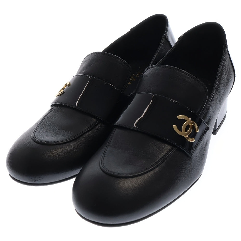 CHANEL(シャネル) ココマーク ローファー レザー シューズ ブラック G38963 #35