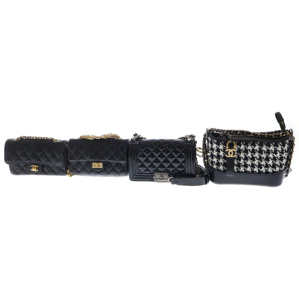 CHANEL(シャネル) CHANEL シャネル サクセスストーリー マトラッセ 4点セット キャビアスキン/パテント/ラムスキン/ツイード ココマーク トランクセット