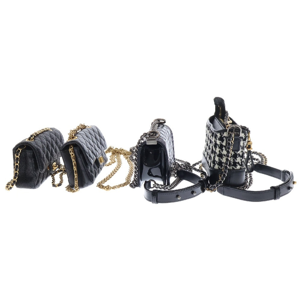 CHANEL(シャネル) CHANEL シャネル サクセスストーリー マトラッセ 4点セット キャビアスキン/パテント/ラムスキン/ツイード ココマーク トランクセット