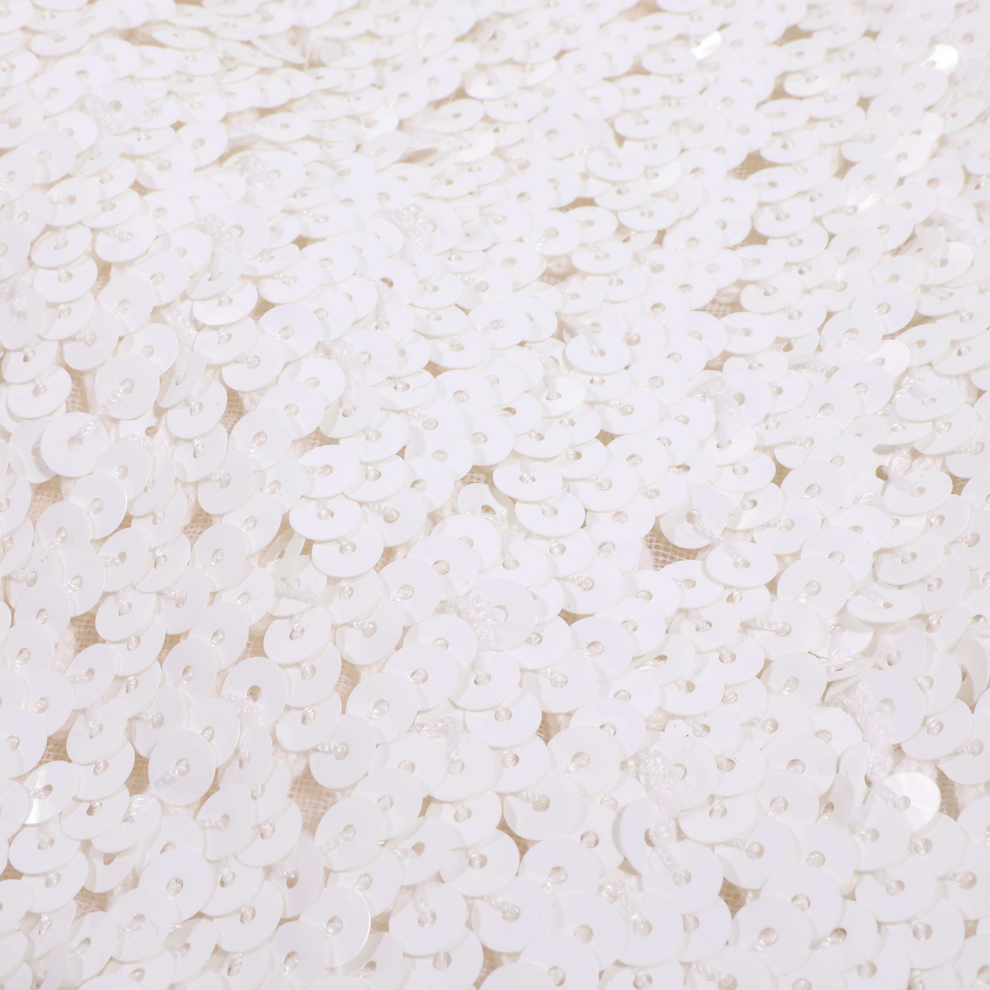 CHANEL(シャネル) 22SS スパンコール ノーカラージャケット コットン ホワイト マルチカラー 38サイズ P72556 レディース