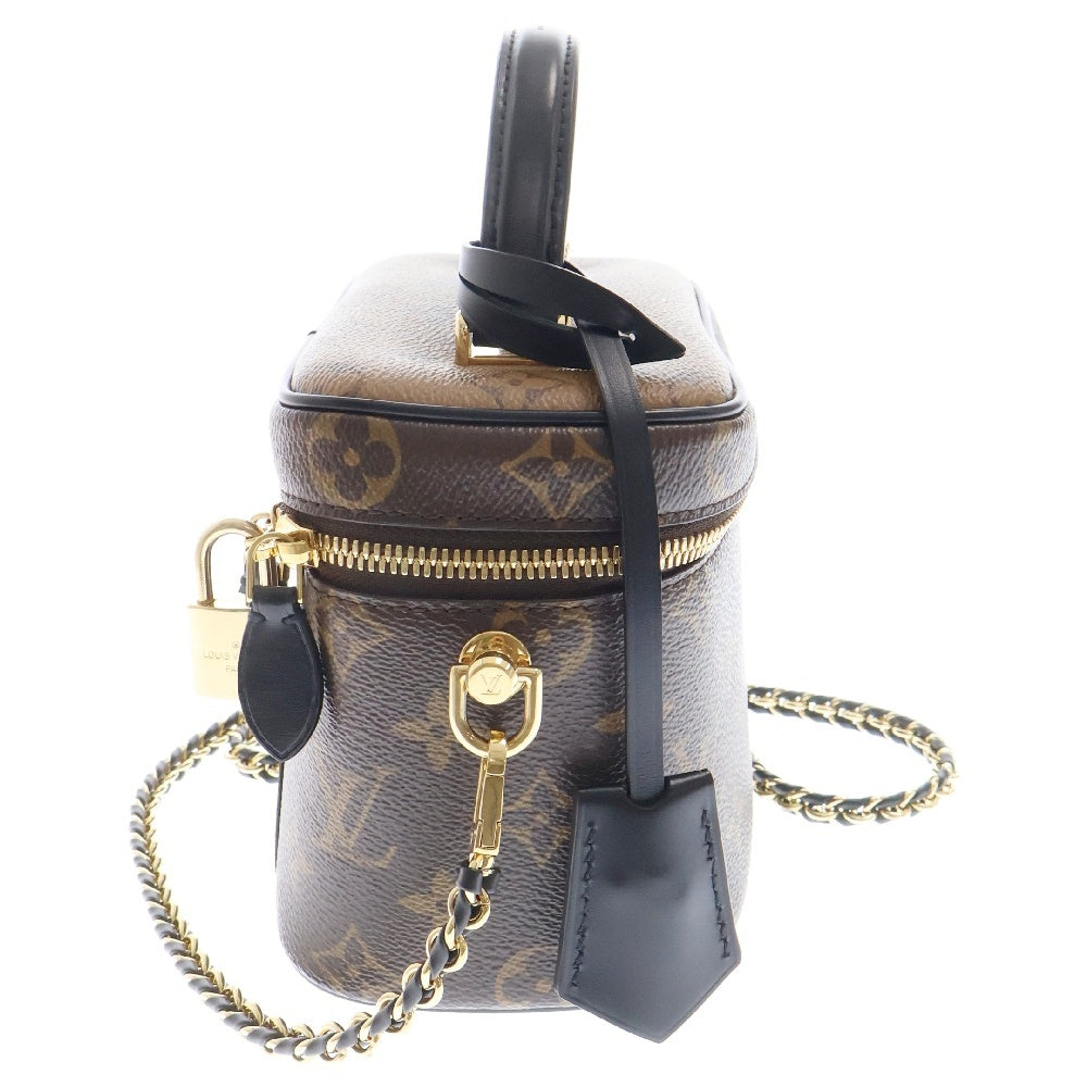 LOUIS VUITTON(ルイヴィトン) モノグラムリバース ヴァニティNV PM ブラウン PVC×レザー ハンドバック 2wayバック バニティバック M45165 RFID