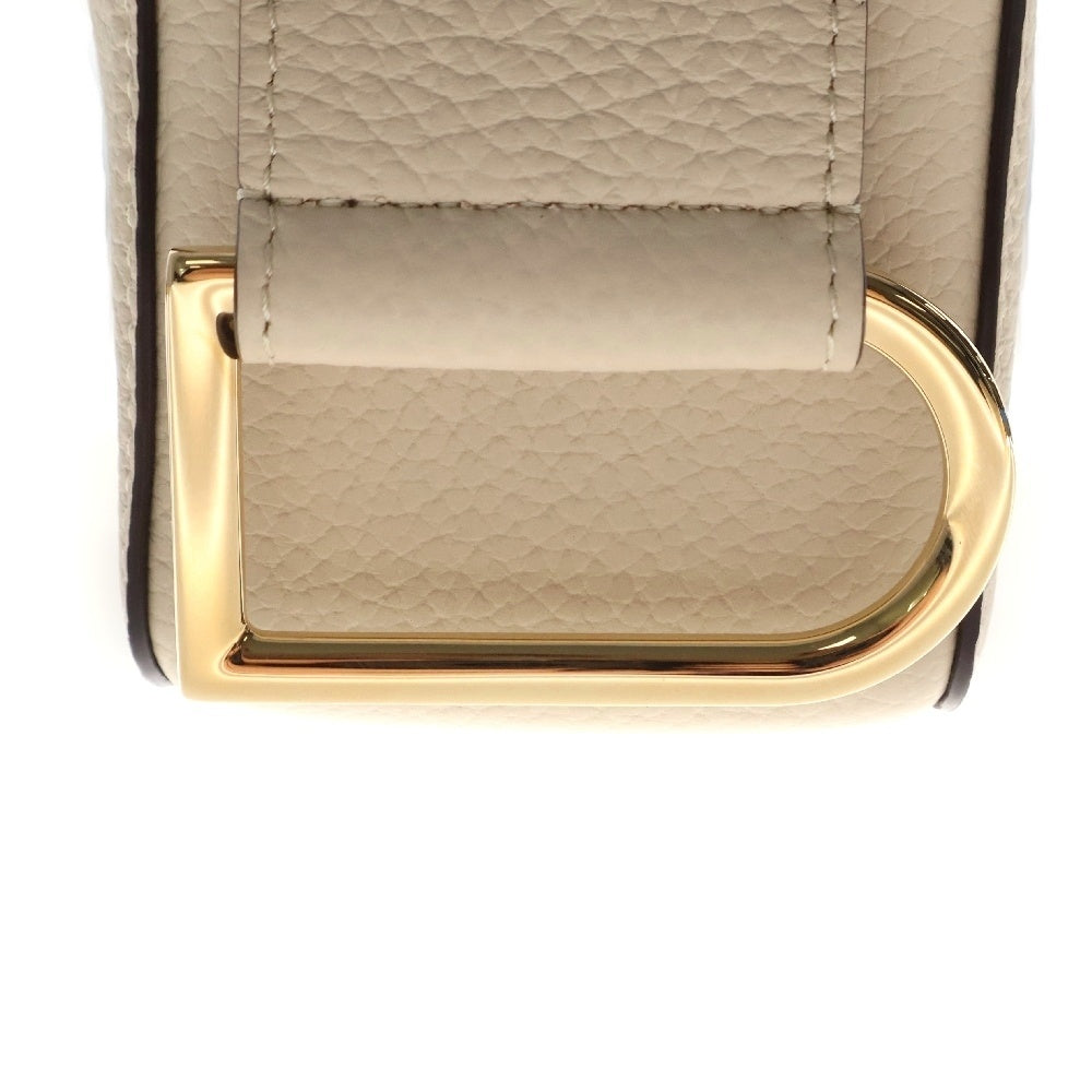 DELVAUX(デルボー) デルボー クールボックス ナノ アイボリー レザー ショルダーバッグ ハンドバッグ AA0669AQY