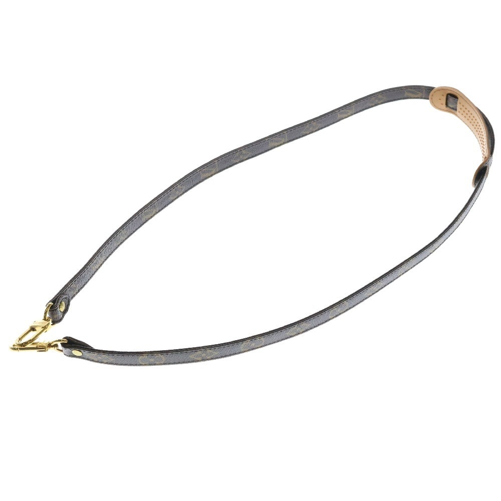LOUIS VUITTON(ルイヴィトン) モノグラム ショルダーストラップ レザー ブラウン ゴールド金具