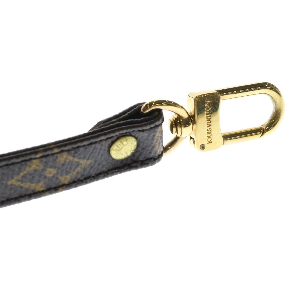 LOUIS VUITTON(ルイヴィトン) モノグラム ショルダーストラップ レザー ブラウン ゴールド金具