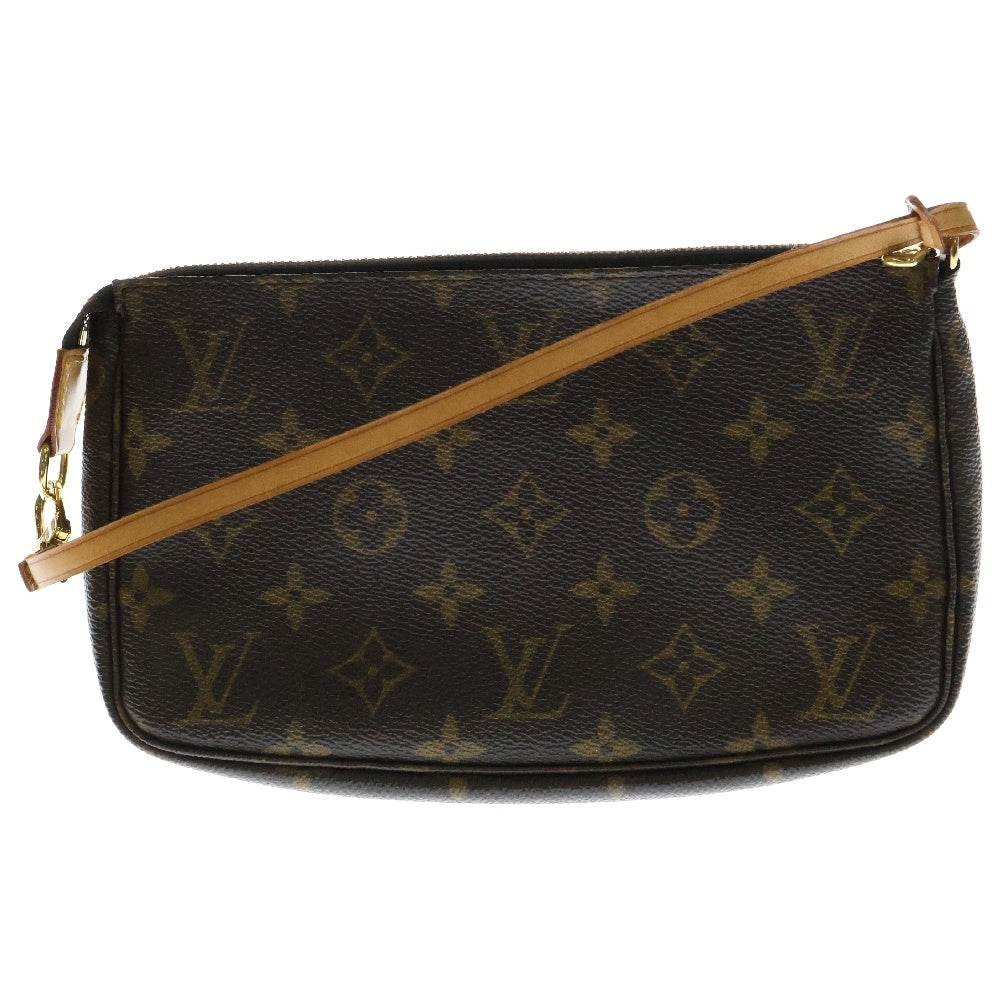 LOUIS VUITTON(ルイヴィトン) モノグラム ポシェットアクセソワール ポーチ ブラウン PVCレザー M51980