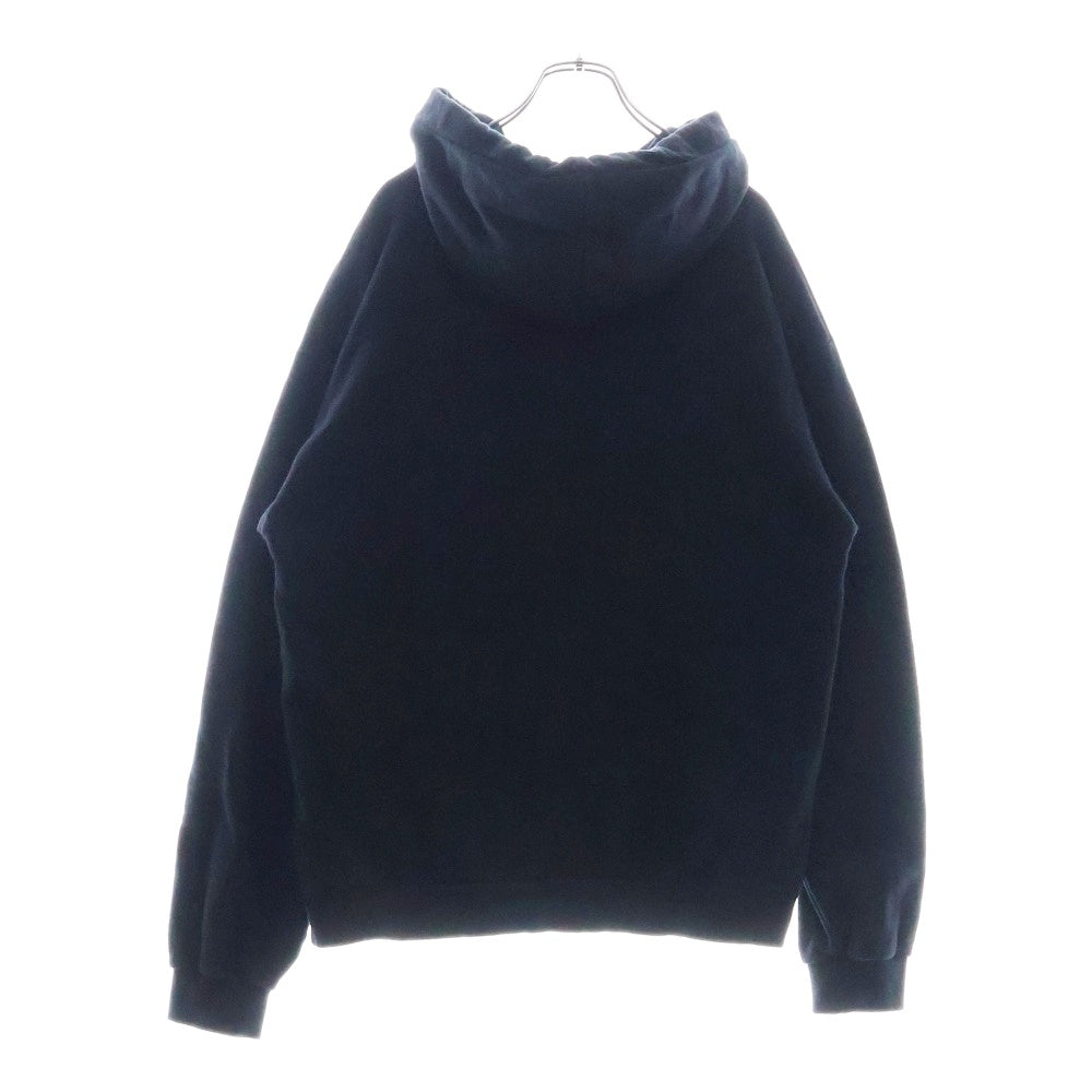 CELINE(セリーヌ) 21AW Loose Sweatshirt In Cotton Fleece ドローコード フーディー スウェット プルオーバーパーカー ブラック 2Y468670Q