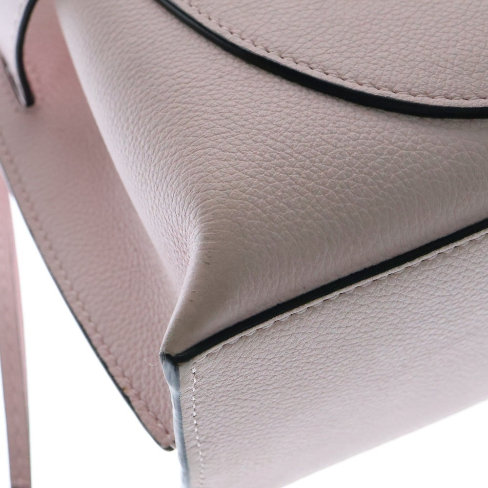 LOEWE(ロエベ) ゲート トップハンドル ミニトートバッグ ハンドバッグ ゴールド金具 ピンク レザー
