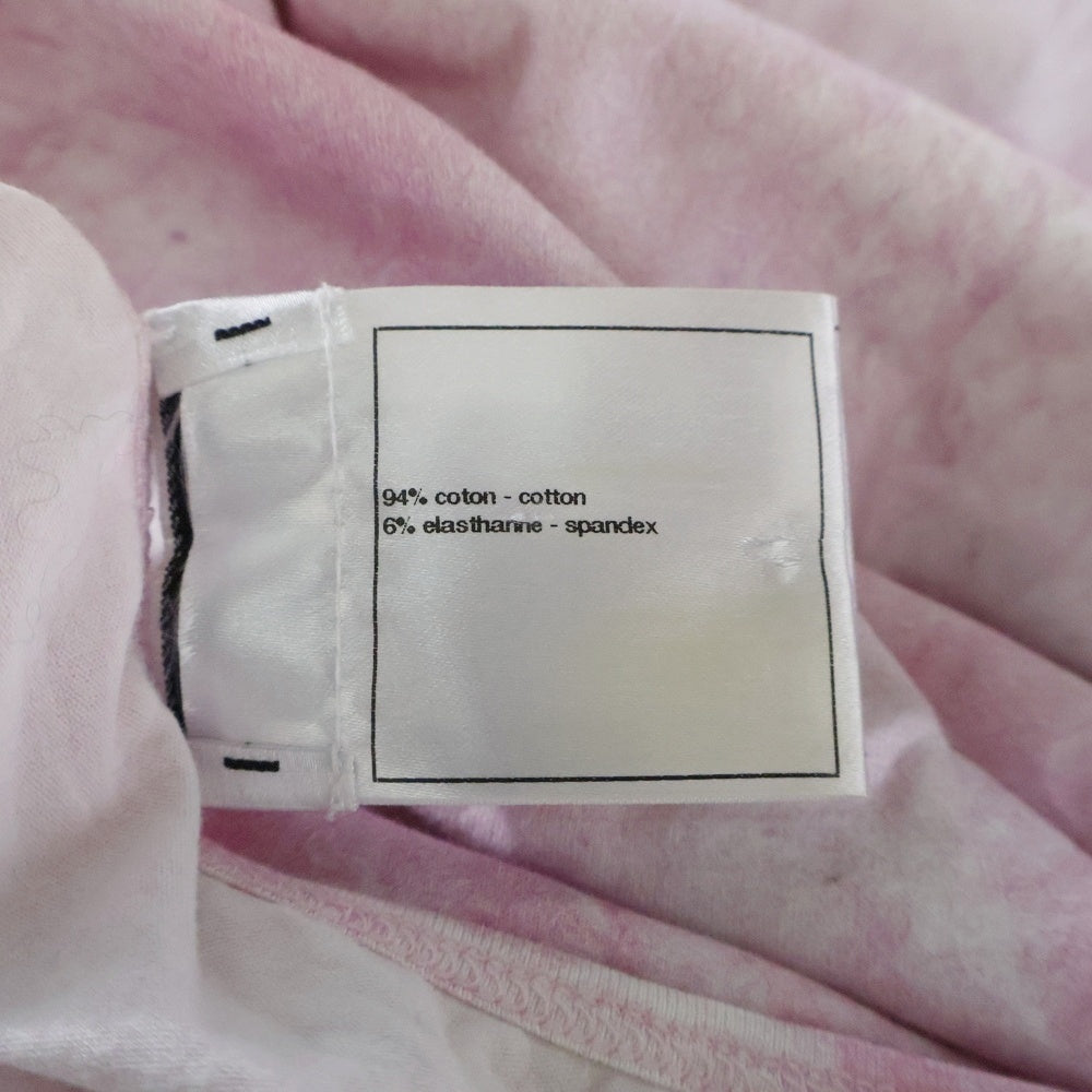 CHANEL(シャネル) ココマーク タンクトップ タイダイ柄 ピンク コットン P34612