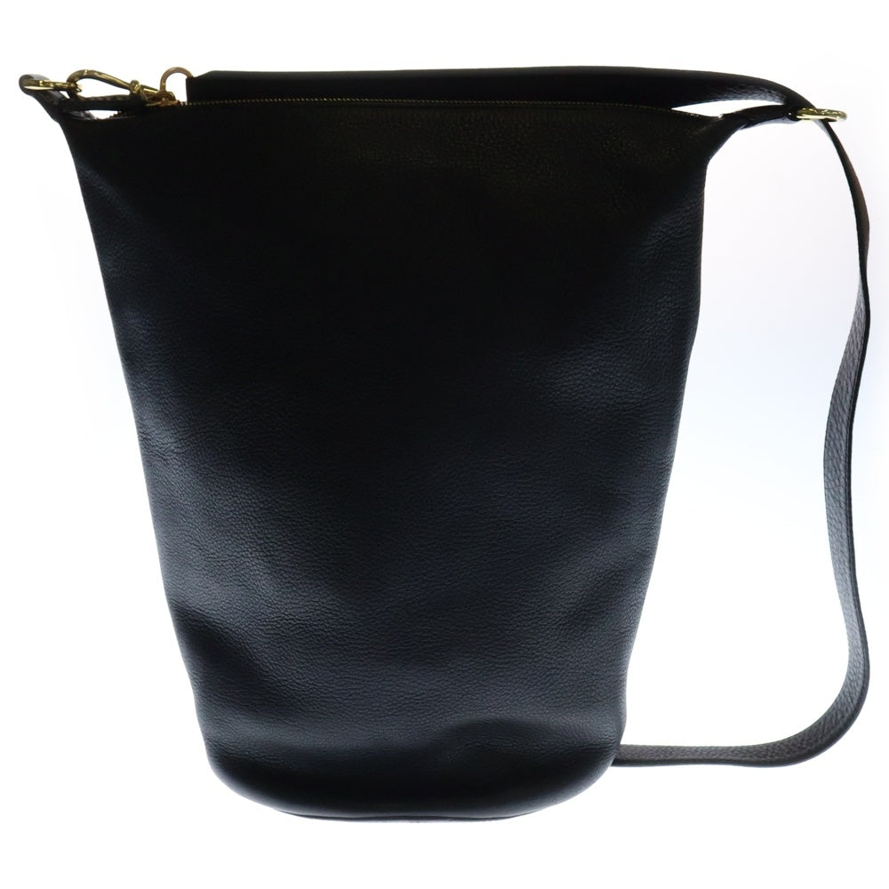 CELINE(セリーヌ) セリーヌ バケット ショルダーバッグ ハンドバッグ ブラック ゴールド金具 レザー