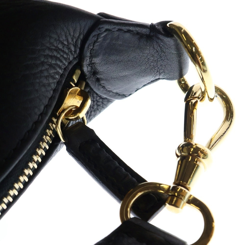 CELINE(セリーヌ) セリーヌ バケット ショルダーバッグ ハンドバッグ ブラック ゴールド金具 レザー