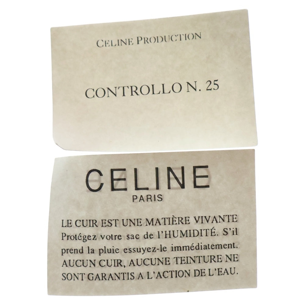 CELINE(セリーヌ) セリーヌ バケット ショルダーバッグ ハンドバッグ ブラック ゴールド金具 レザー