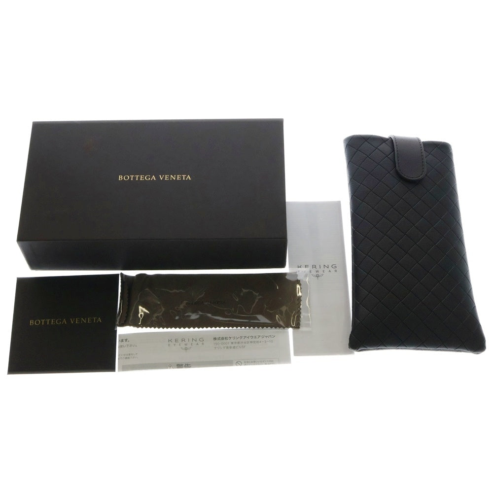 BOTTEGA VENETA(ボッテガヴェネタ) サングラス クリア×ゴールド 眼鏡 アイウェア BV1004S