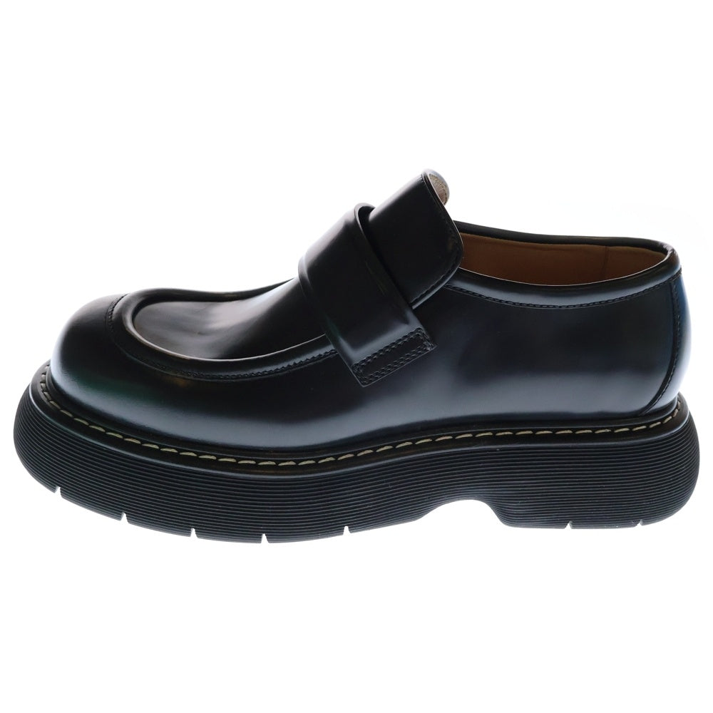 BOTTEGA VENETA(ボッテガヴェネタ) バウンス ローファー ブラック レザー #45 シューズ 靴 メンズ